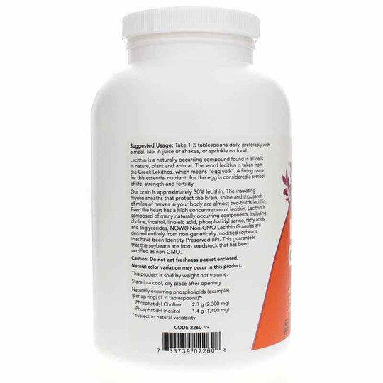 Lecithin Granules, NOW